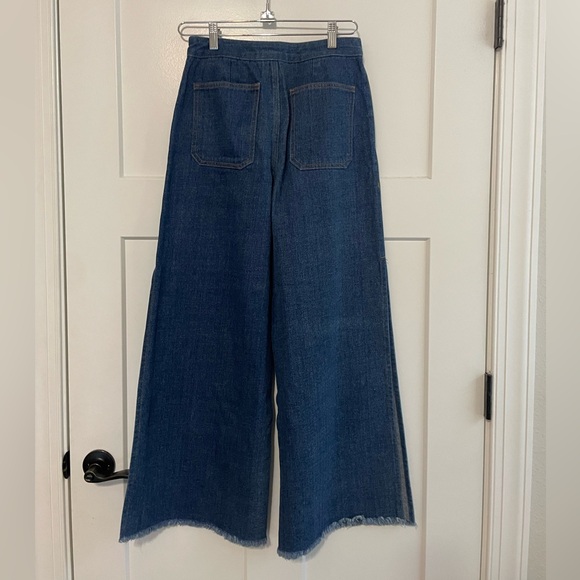 NEUL Wide leg Split Hem Jeans‎ Size Small - Picture 5 of 10